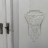 Art deco wood and marble sideboard