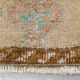 2x3 floral turkish vintage rug,2x3 doormat,95x45 cm,3.1x1.6 ft