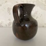 Handmade ceramic pitcher
