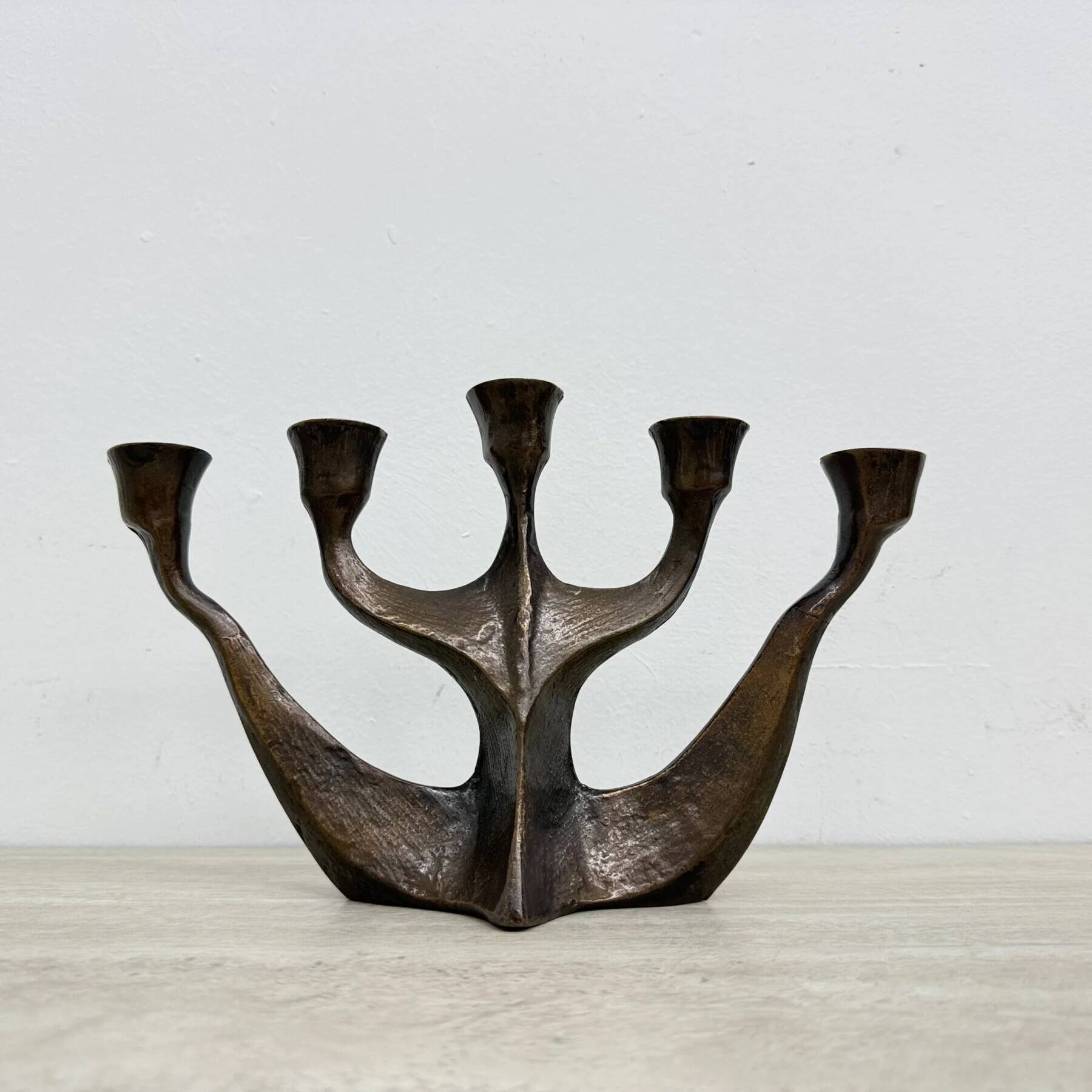 Brutalist candle holder by Horst Dalbeck, 1970s, Germany