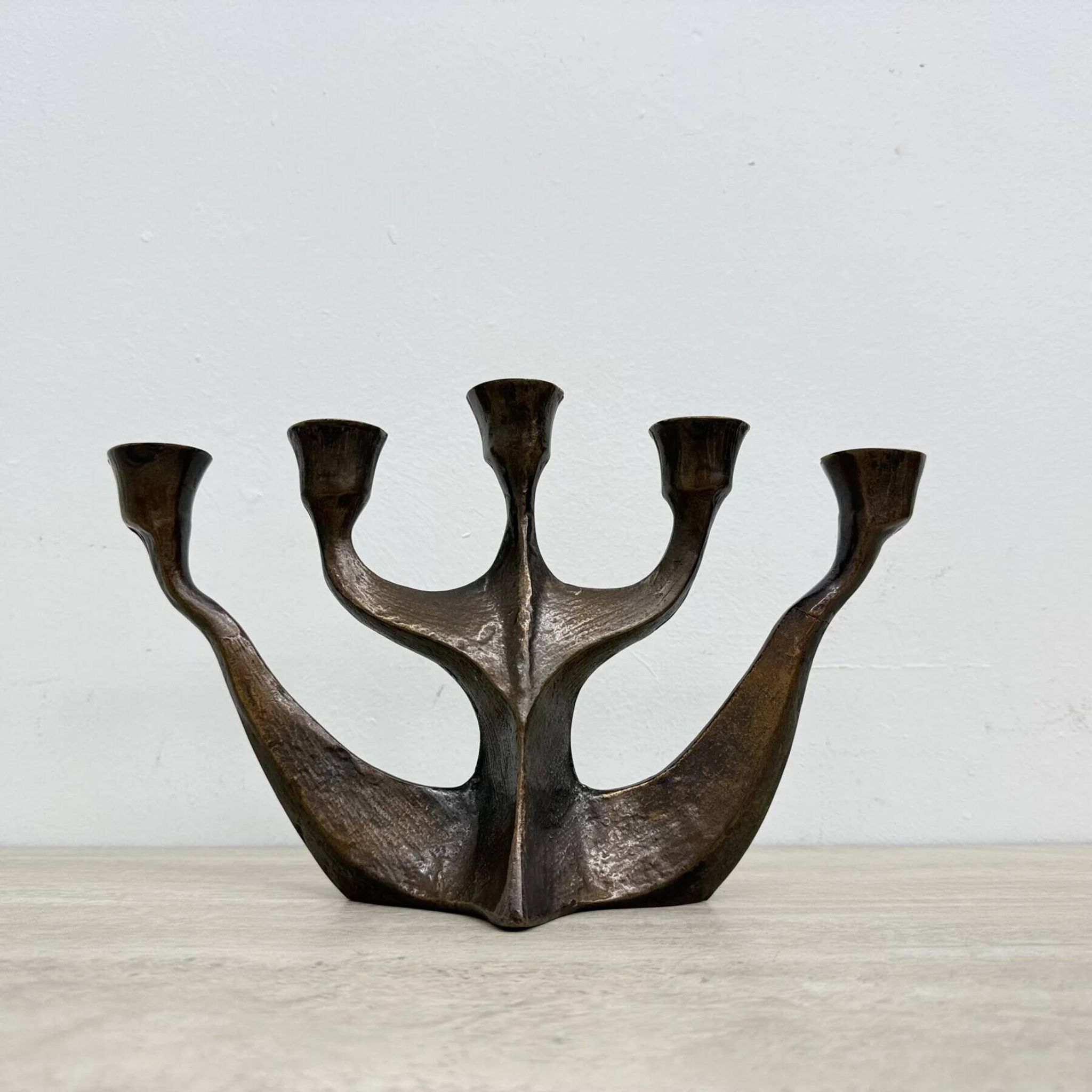 Brutalist candle holder by Horst Dalbeck, 1970s, Germany