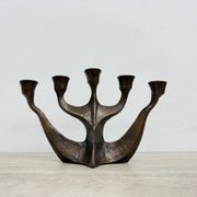 Brutalist candle holder by Horst Dalbeck, 1970s, Germany