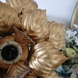 Gold Masca flower wall light