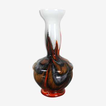 1970s opaline Florence vase designed by Carlo Moretti, Italy