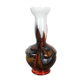 Vase en opaline de Florence des années 1970 conçu par Carlo Moretti, Italie