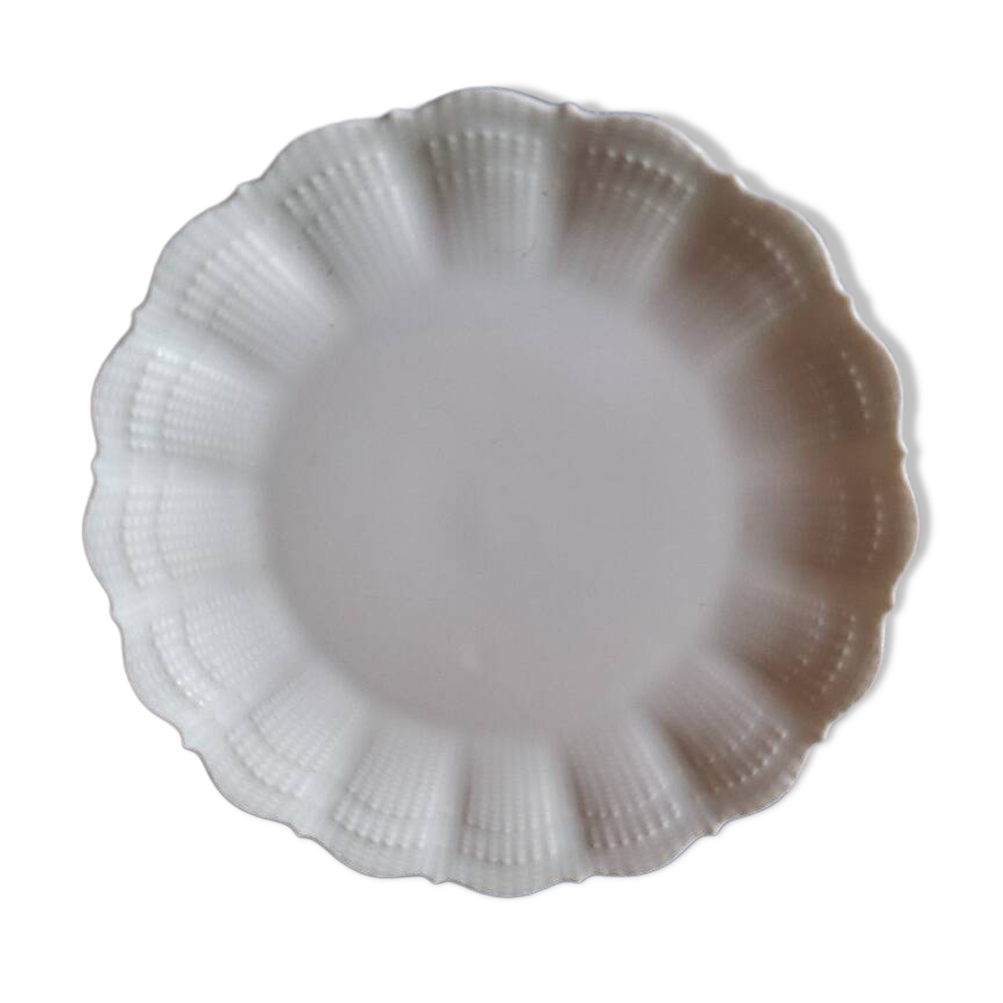 12 dessert plates in Limoges porcelain by Maison Giraud