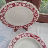 6 Amandinoise soup plates