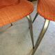 Lot de 4 chaises en velours vintage