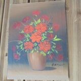Painting bouquet of flower g.bessel oil on canvas