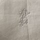 Lot de 4 serviettes monograme