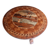 Marquetry coffee table