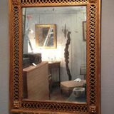 Miroir en bois sculpté doré 1920 69x97cm