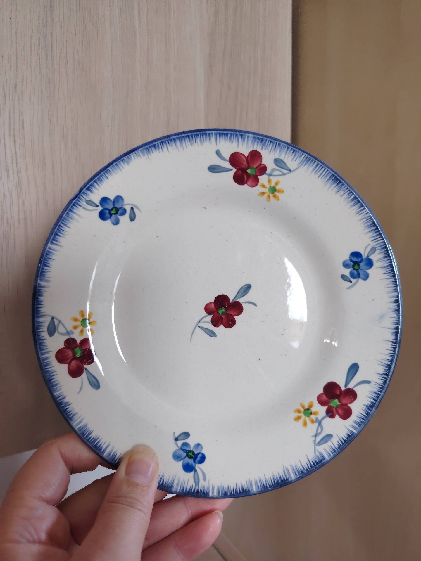 6 dessert plates Mary-Lou Digoin Sarreguemines