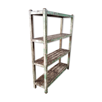 Old shelf 4 levels in teak