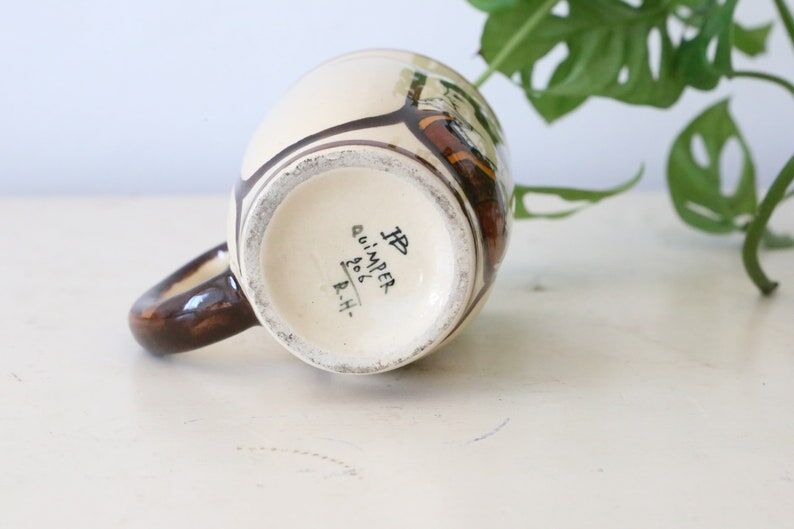 Chope Henriot Quimper, vintage pottery