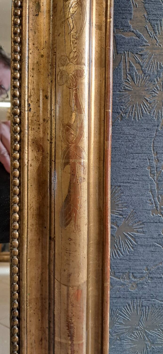 Louis Philippe period mirror 79 x 60