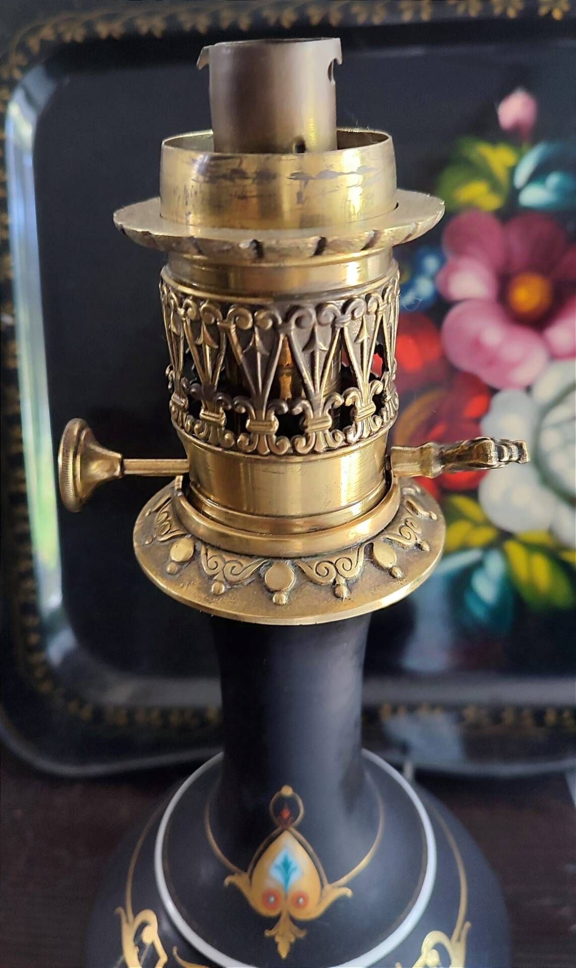 Pair of Napoleon III lamps