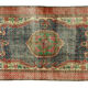 Tapis vintage anatolien fait main 208 cm x 111 cm
