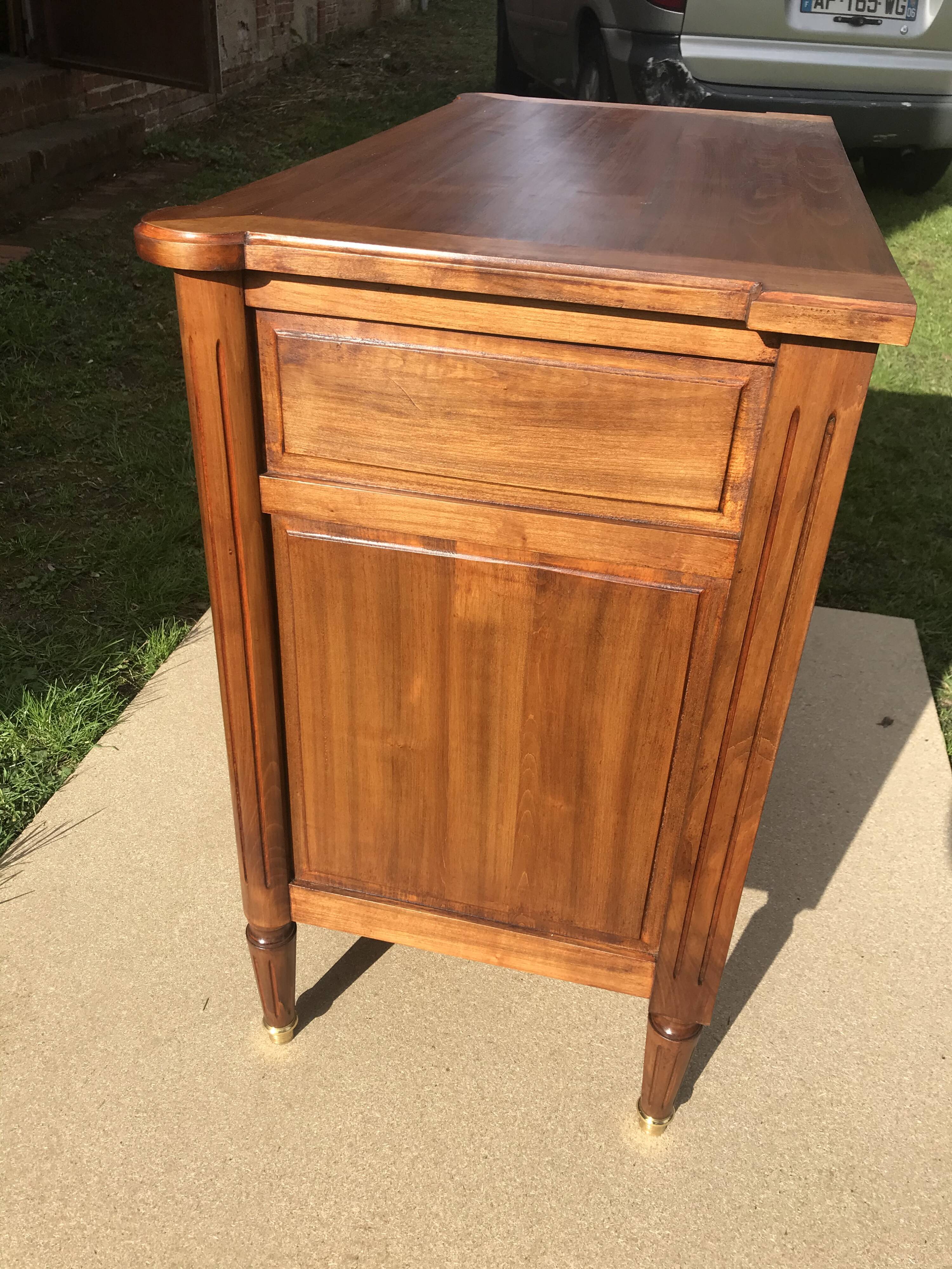 Louis XVI style dresser stamped Boulay Gaston 1984