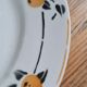 Service of 7 plates in earthenware