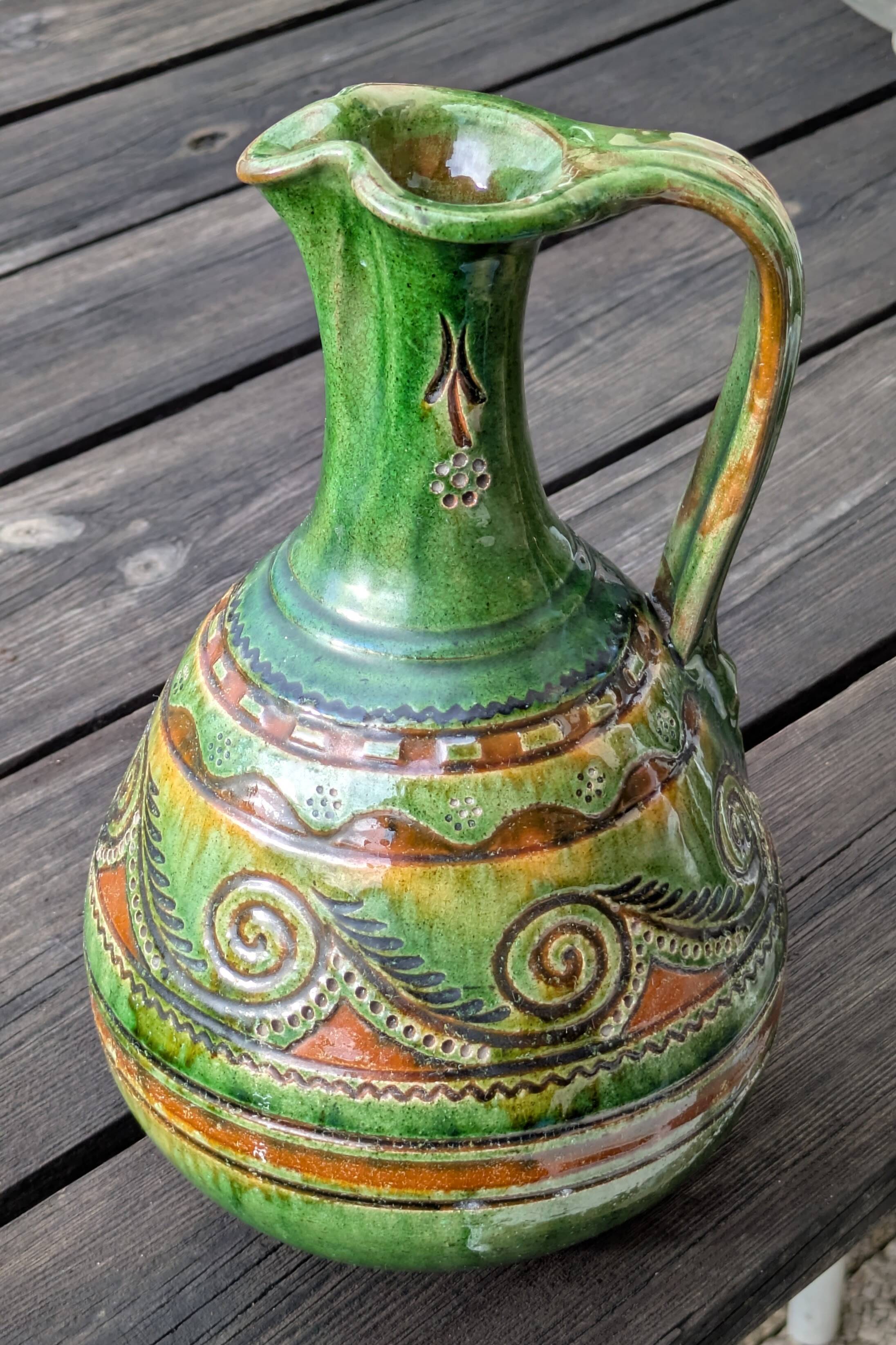 Large jug / Terracotta pitcher signed - Alfar TITO - UBEDA