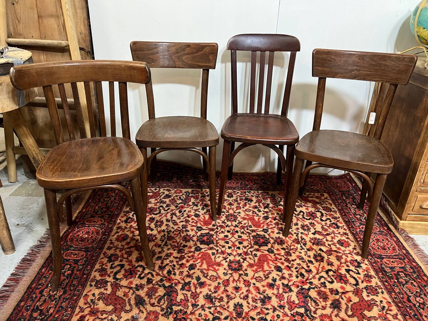 Old bistro chairs
