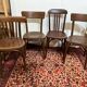 Old bistro chairs