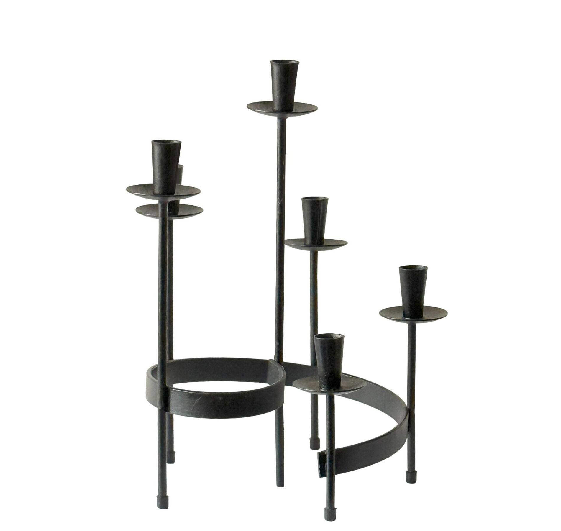 Vintage Candlestick • Spiral • Harry Boström • Bo Svensk • 1960