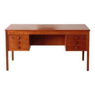 Vintage Danish teak desk – Domino Møbler (1960s)