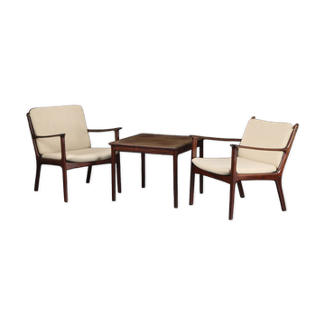 2x Easy Chair Ole Wanscher model PJ112 Mahagoni Denmark 1940s