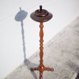 Vintage ashtray, ashtray on tripod wooden foot, push ashtray, tripod ashtray