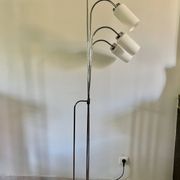 Lampadaire design chrome 1970