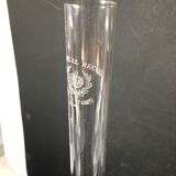 Oil lamp tinted glass and tin