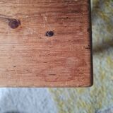 Low farmhouse table with drawer - L100