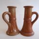 Pottery sandstone candle holders