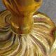 Vintage Rococo style gilded bronze lamp base