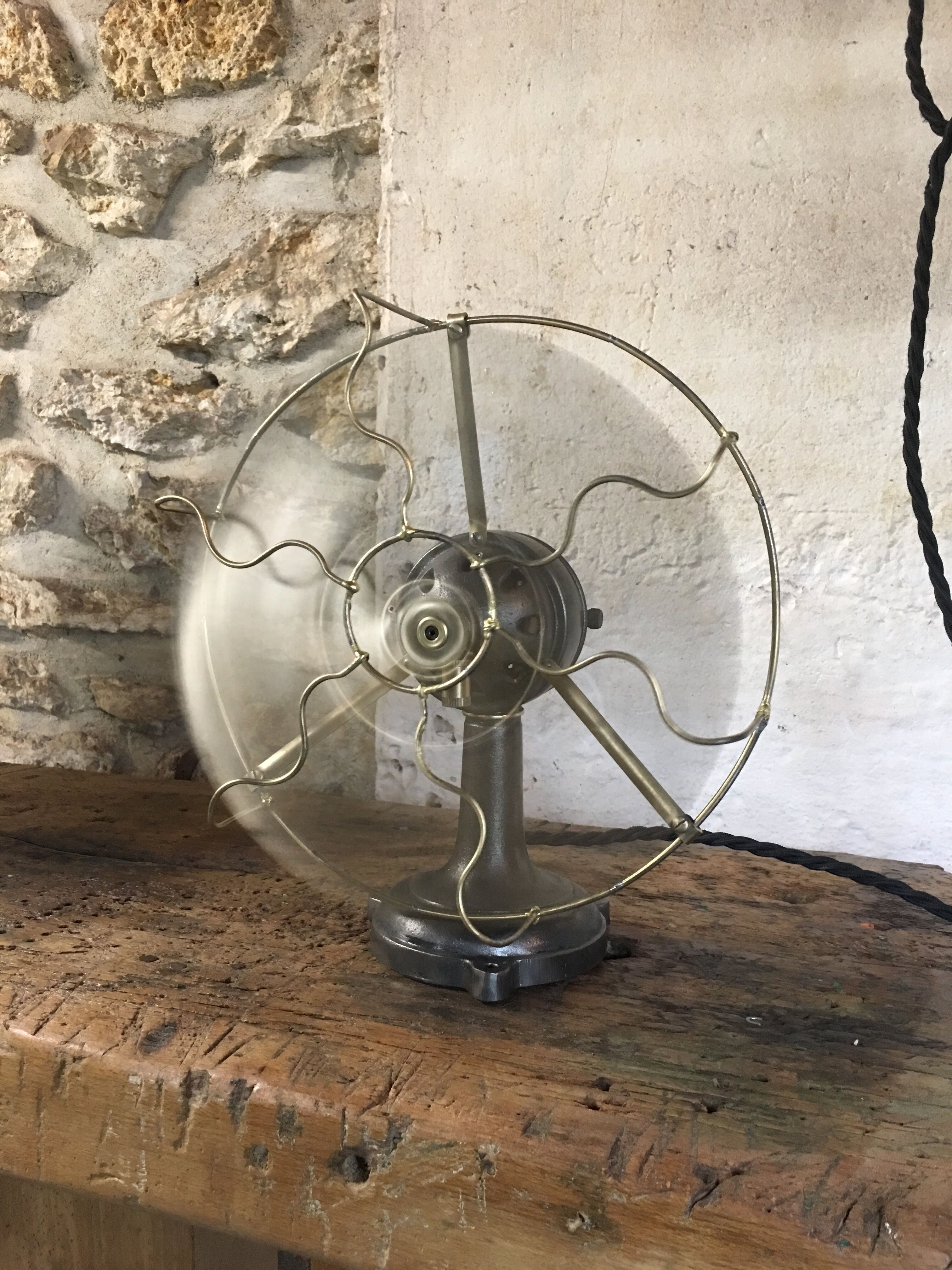 Former fan cast iron and brass 1930