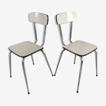 Pair of chaises in formica vintage