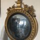 Miroir sorcière en bois sculpté doré XIX siècle