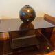 TV stand 70s smoked plexiglass