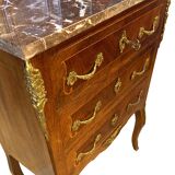Louis XV chest of drawers in marquetry
