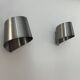 Pair of vintage wall lights, brushed metal, France 1970