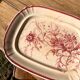 Pink iron earth dish 19 century