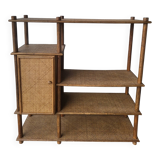 Vintage shelving storage unit library