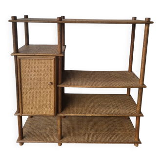 Vintage shelving storage unit library