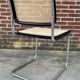 Cesca chair b32 model in blak and wood by Marcel Breuer