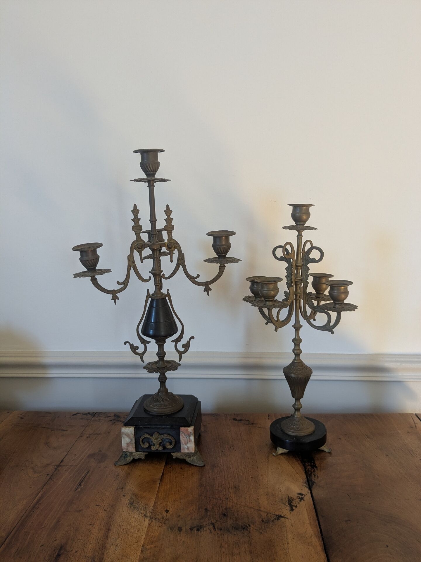 Paire de candélabres Napoléon III