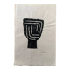 Original slate print on Japan by Raoul UBAC, Head I, 1975