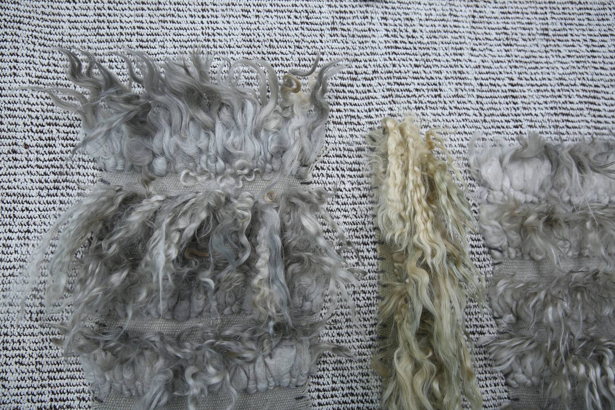 Handmade Vintage Wall Rug, 90x98Cm