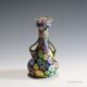 Multicoloured millefiori murrine vase by Fratelli Toso, Murano, early 20th century.